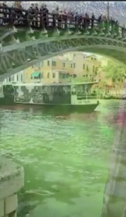 colorante nelle acque del canal grande a venezia 5