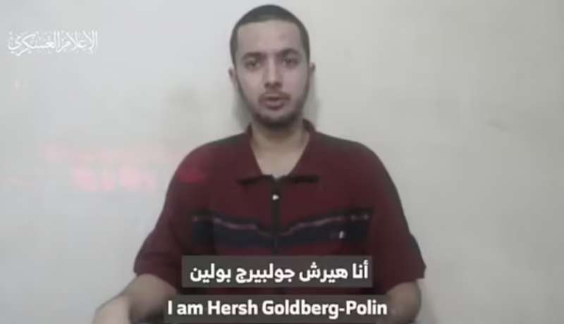 il video di hersh goldberg polin, ostaggio israeliano con il braccio amputato 2.