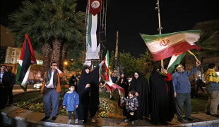 iraniani festeggiano attacco