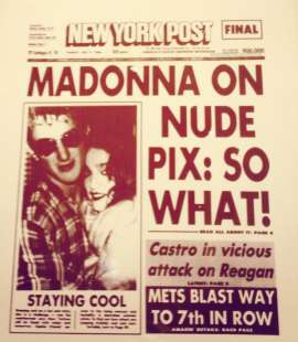 madonna new york post anni 80