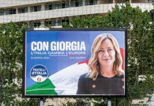 manifesto elettorale di giorgia meloni per le elezioni europee