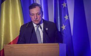 Mario Draghi alla conferenza europea sui diritti sociali a La Hulpe