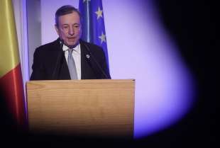 Mario Draghi alla conferenza europea sui diritti sociali a La Hulpe