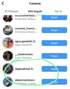 matteo messina denaro seguiva dagocafonal su instagram