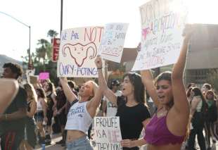 proteste per il diritto all' aborto negli usa 3