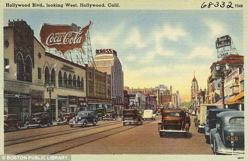 Coca Cola su Hollywood Boulevard