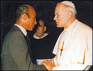 Jas Gawronski e papa Wojtyla
