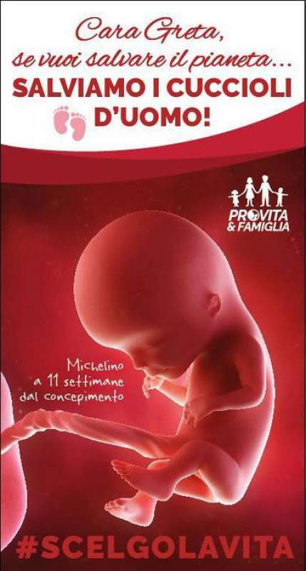 manifesto contro l'aborto via tiburtina roma 4