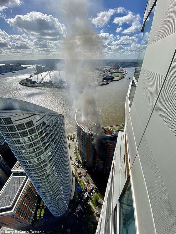 Incendio Londra