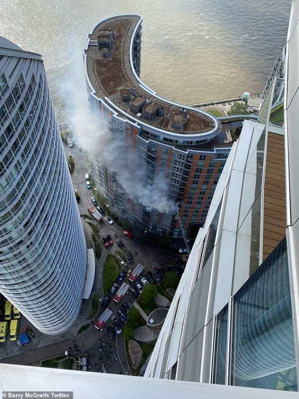 Incendio Londra