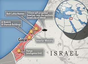 israele attacca la striscia di gaza 22