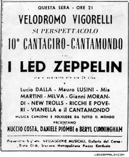 led zeppelin cantagiro