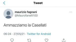 Tweet su Maria Elisabetta Casellati