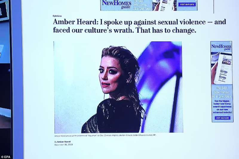 Articolo di Amber Heard sul Washington Post