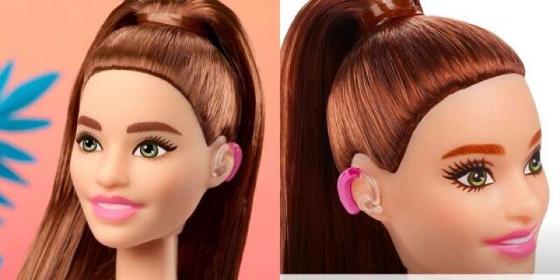 barbie con apparecchio acustico
