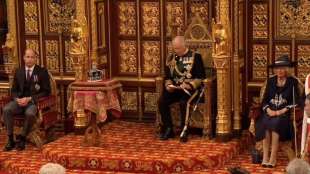 il principe carlo senza la regina al queen's speech 04