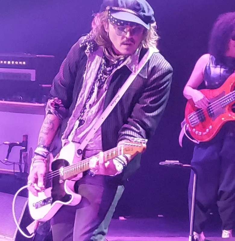 Johnny Depp alla Royal Albert Hall