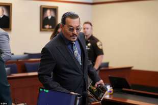 Johnny Depp in tribunale in Virginia