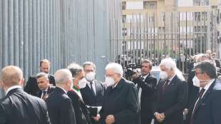 Sergio Mattarella alla commemorazione a Palermo