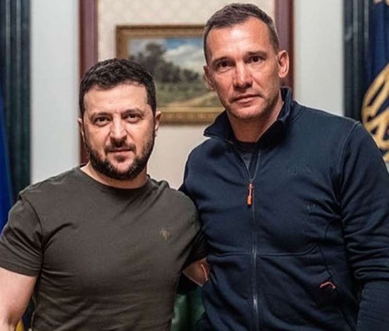 Shevchenko incontra Zelensky a Kiev