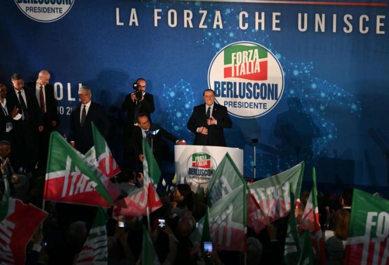 silvio berlusconi convention di forza italia 2