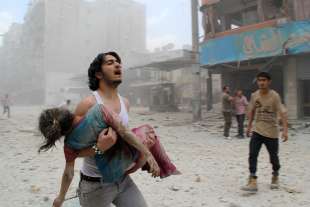 siriani sotto i barili bomba 2