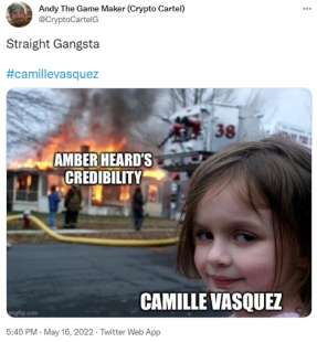 Tweet su Camille Vazquez 3
