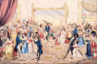 Almack's Assembly Rooms Londra 1827