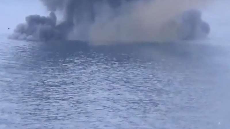 drone ucraino abbatte una nave russa nel mar nero 2