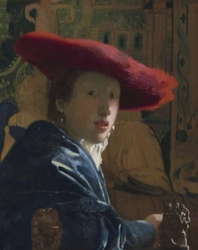 girl with red hat johannes vermeer
