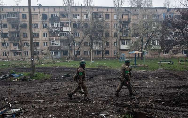 guerra in ucraina la distruzione di bakhmut 4