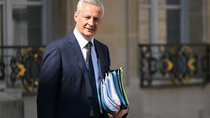 il ministro dell'economia francese Bruno Le Maire