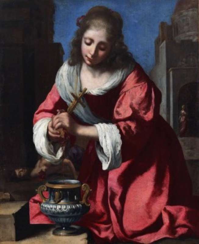 saint praxedis johannes vermeer