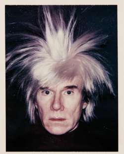 SELF-PORTRAIT FRIGHT WIG di andy Warhol