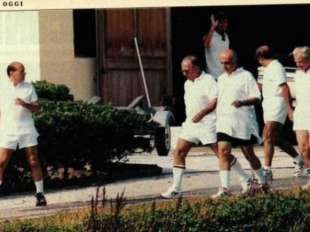 silvio berlusconi fedele confalonieri adriano galliani alle bermuda nel 1995