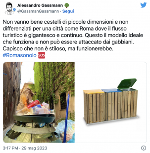 TWEET ALESSANDRO GASSMANN CONTRO SPORCIZIA DI ROMA 2