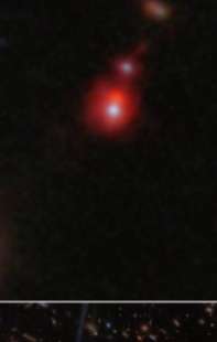 fusione dei buchi neri osservata dal telescopio spaziale James Webb