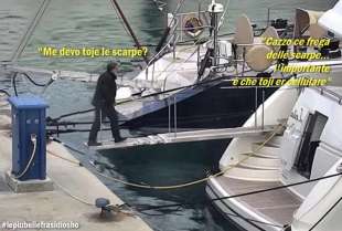 giovanni toti nello yacht di spinelli - meme by osho