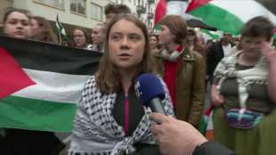 greta thunberg alle proteste pro palestina a malmo 2
