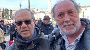 Luciano Di Bacco e Fulvio Abbate Foto Maurizio Riccardi