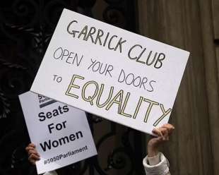 protesta al garrick club 1