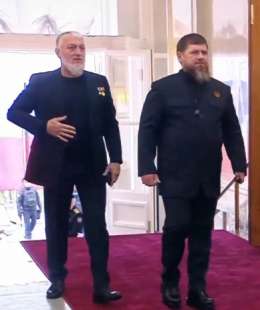 Razmand Kadyrov al giuramento di putin