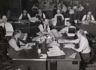 ufficio di associated press a kansas city nel 1940