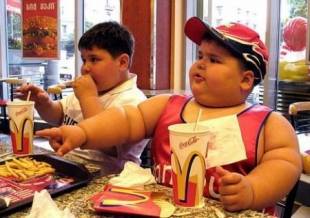 bambini obesi fast food