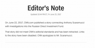la cnn ammette di aver toppato lo scoop su trump e russiagate e lo cancella dal sito