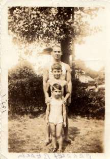 philip roth con il padre nel 1937