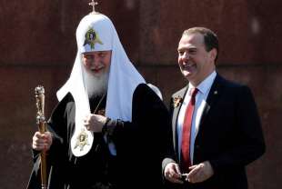 il patriarca kirill e dmitry medvedev
