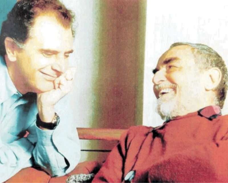Marco Risi e Vittorio Gassman insieme nel 1999