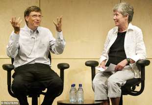 Bill Gates e Maria Klawe 2