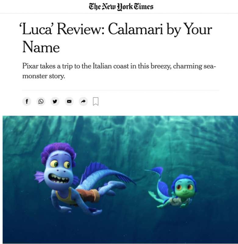 calamari by your name la recensione di luca del new york times